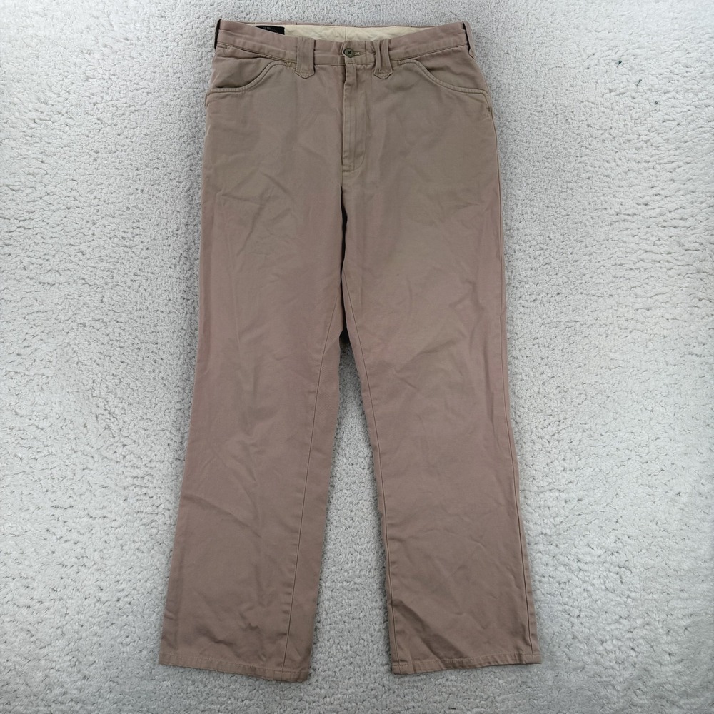 RRL Ralph Lauren Chino Pants 31x32 Mens Beige Regular Fit Cotton Workwear Pants